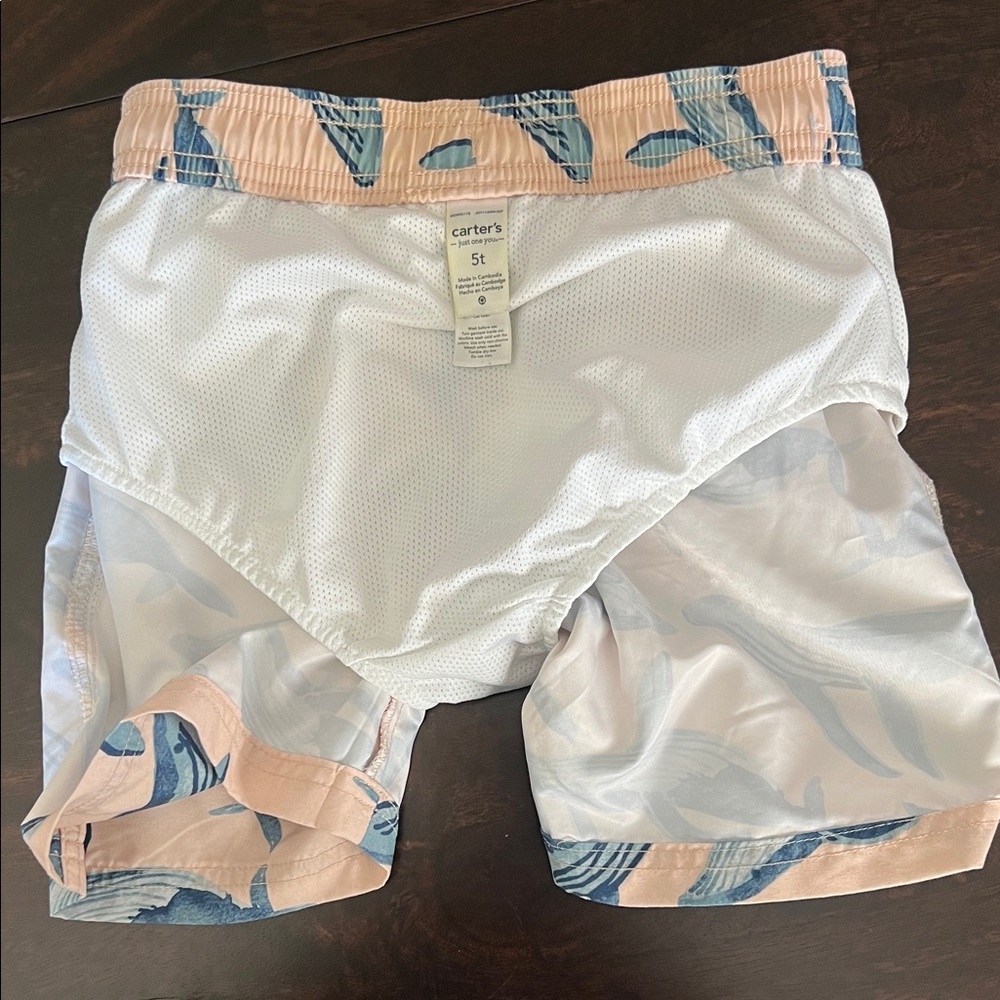 Carter's Aqua Whale Rashguard Set - Picture 8 of 8
